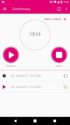 ZeitApp screenshot 2