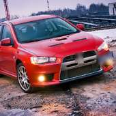Car Jigsaw Puzzles Mitsubishi Lancer Game logo