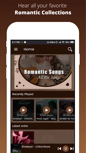 Romantic Songs Download - Top Romantic Music скриншот 2