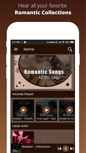 Romantic Songs Download - Top Romantic Music screenshot 2