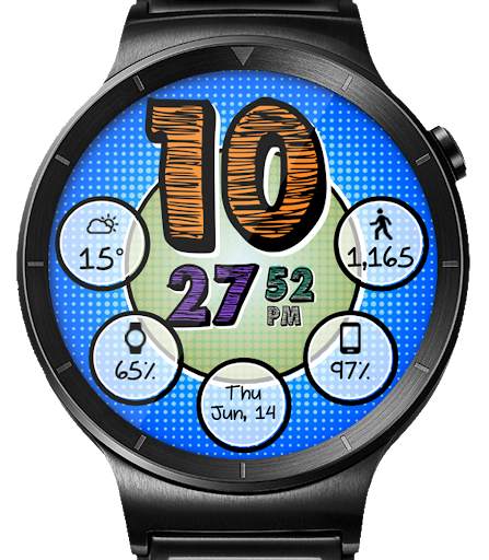 Retro Pop HD Watch Face Widget & Live Wallpaper screenshot 14