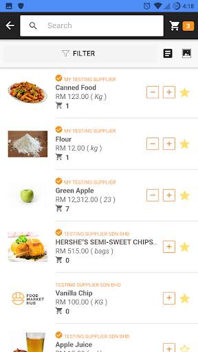 Food Market Hub (Branch) скриншот 4
