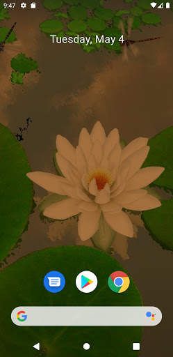 3D Lotus Pond Live Wallpaper screenshot 2