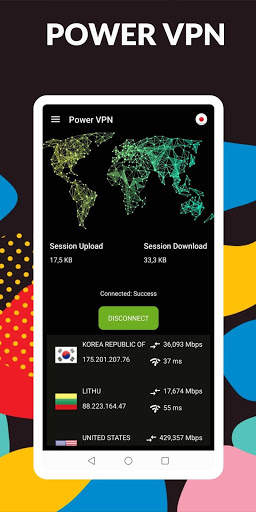 Power VPN - 100% Free Unlimited VPN screenshot 4