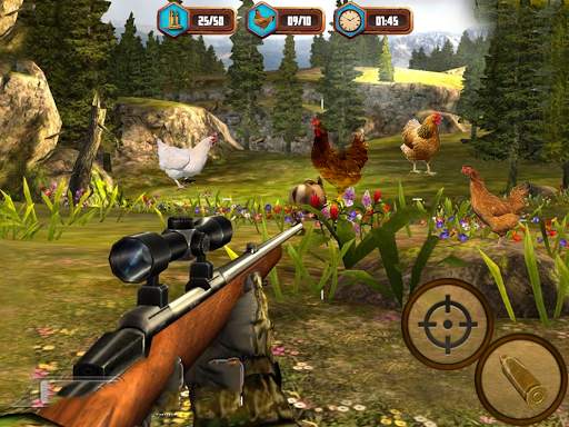 Bird Hunting Chicken Shooting screenshot 1