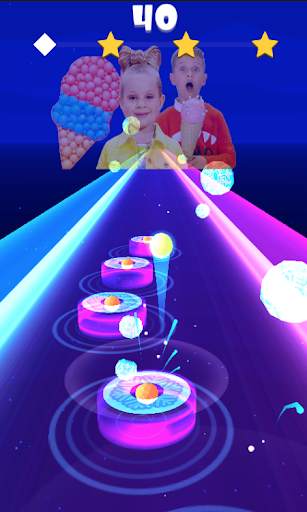 Diana and Roma tiles hop Funny kids screenshot 3