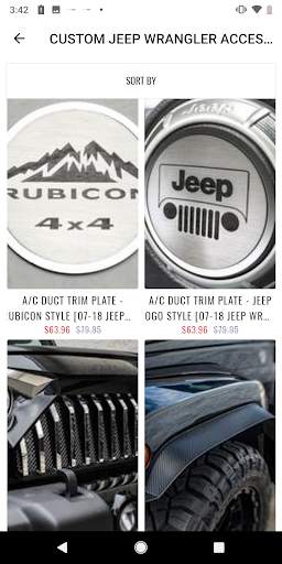 American Car Craft Custom Car Accessories screenshot 3