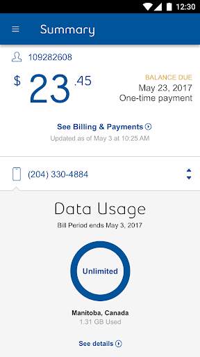 Bell MTS MyAccount screenshot 3