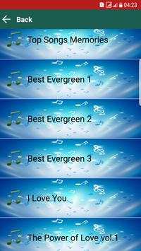 MP3 Love Songs Memories screenshot 1