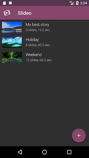 Slideo - slideshow maker скриншот 1