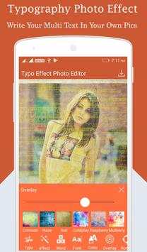 Typography Photo Effect New Font Editor screenshot 1