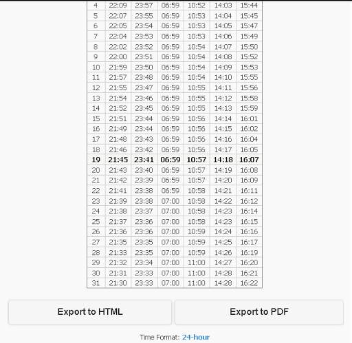 Monthly Prayer Timetable screenshot 7