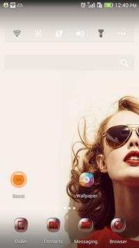 Red lip theme-ABC Launcher screenshot 2