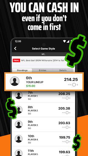 DraftKings Fantasy Sports screenshot 7