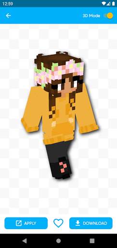 Cute Girls Skins for Minecraft PE screenshot 2