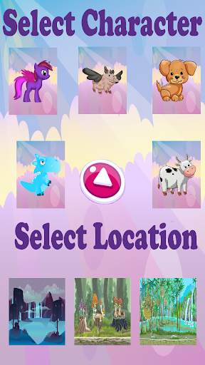 Flappy Animals: Pony Dog Cow Dragon Pig & Bird screenshot 2