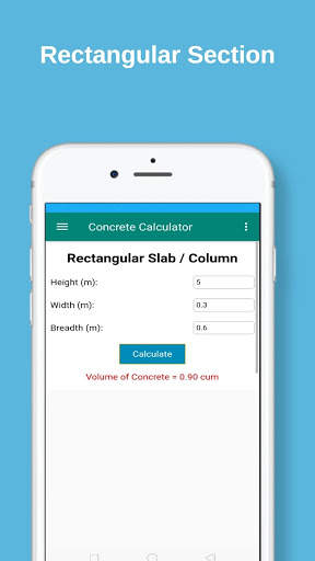 Concrete Calculator screenshot 2