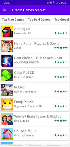 Dream Games Market screenshot 1