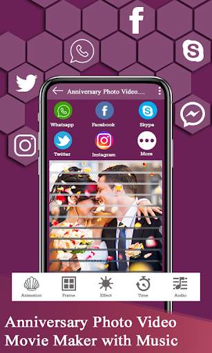 Anniversary Photo Video Movie Maker with Music screenshot 7