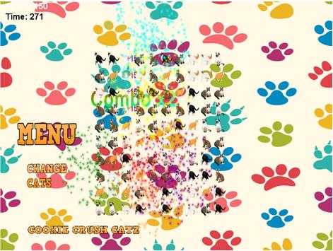 Cookie Smart Crush Cat screenshot 1