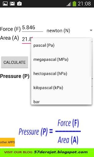 Pressure Converter Equation скриншот 3