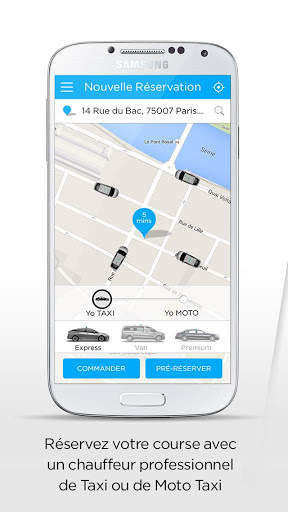 Yo CAB Taxi Moto app screenshot 1