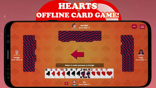 Hearts Card Game - Offline | no wifi required screenshot 2