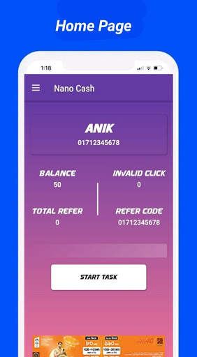 Nano Cash - Free Diamond,Recharge & Earn Money screenshot 1
