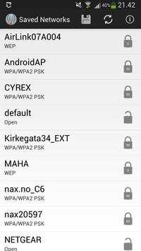 Wifi Password Key Recovery screenshot 1