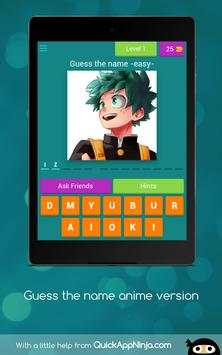 Guess the name anime version screenshot 13