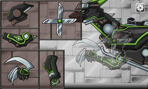Ninja Velociraptor-Combine!Dino Robot:DinosaurGame screenshot 2