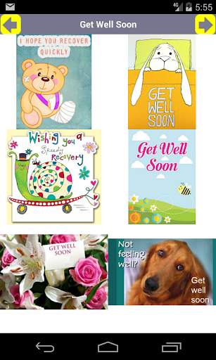 Get Well Soon Card, GIF, Video screenshot 1