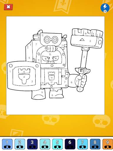 Brawl Stars Coloring screenshot 18