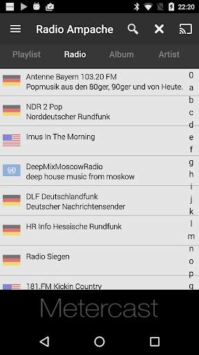 Radio Ampache screenshot 2
