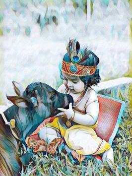 Shree Krishna HD Wallpaper (Background) screenshot 6