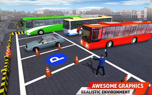 Modern Bus Drive Parking 3D Game - Free Bus Games screenshot 2