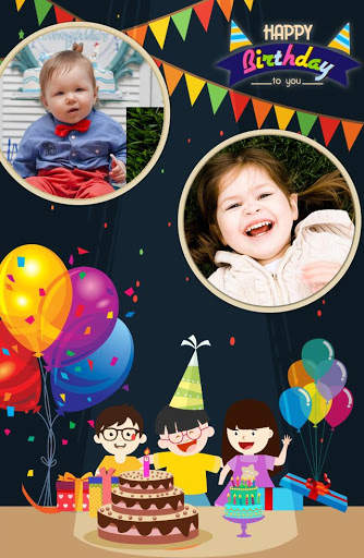 Birthday photo collage (frame) screenshot 3
