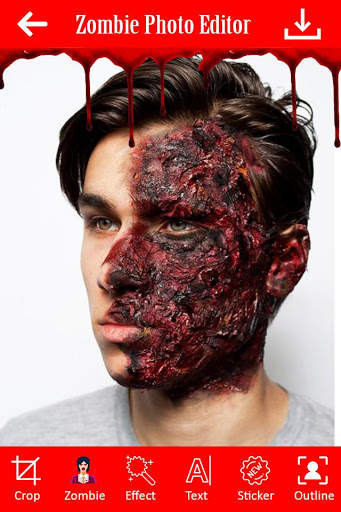Zombie photo editor screenshot 1