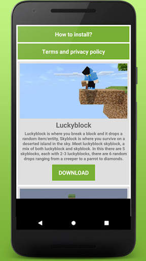 Map Skyblock For Minecraft screenshot 5