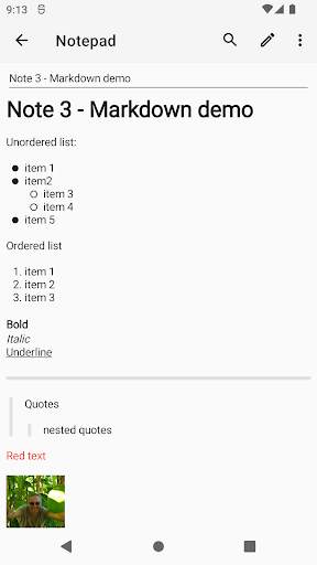 Notepad.Lite screenshot 3