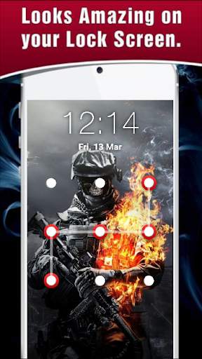 Lock Screen Gamer Passcode 1 تصوير الشاشة
