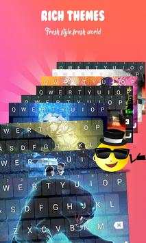 Stylish Keyboard - Panther Keyboard, Emoji, Themes screenshot 1