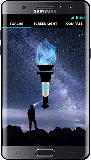 Flashlight -LED Torch COMPASS screenshot 8