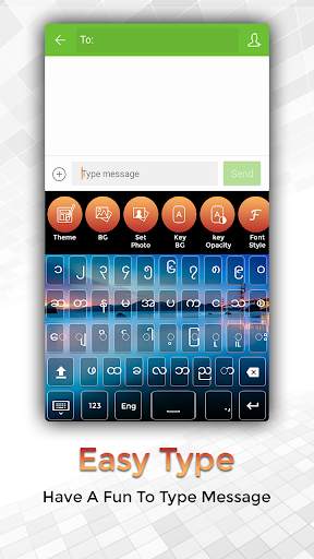 Easy Typing Myanmar Keyboard Fonts And Themes स्क्रीनशॉट 2