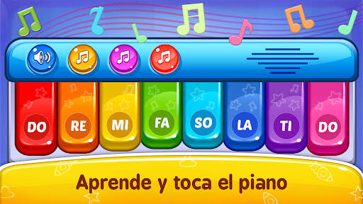 Juegos bebé: piano y teléfono screenshot 2