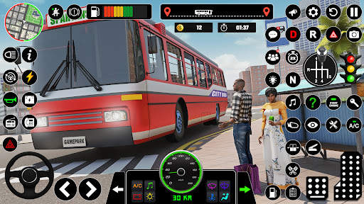 Bus Simulator : 3D Bus Games screenshot 8