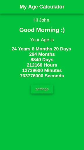My Age Calculator screenshot 3