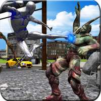 Silver Hero Fighter: Superhero Games