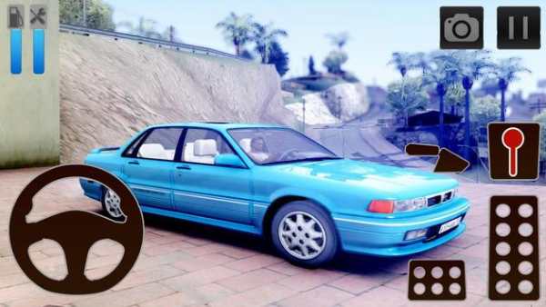 Car Driving Simulator Mitsubishi screenshot 2