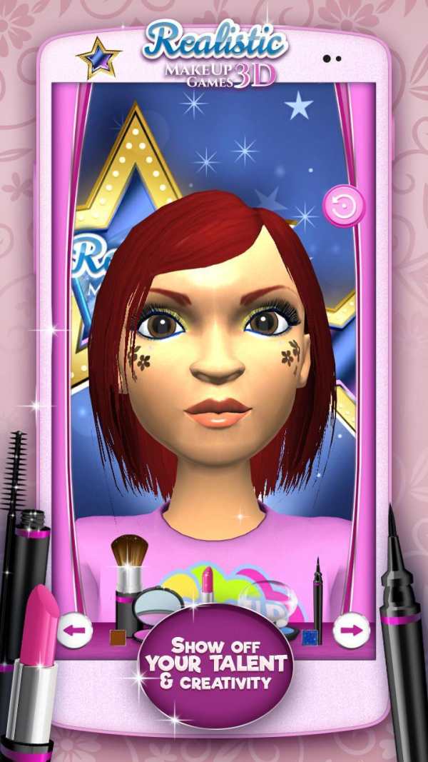 Realistic MakeUp Games 3D screenshot 3